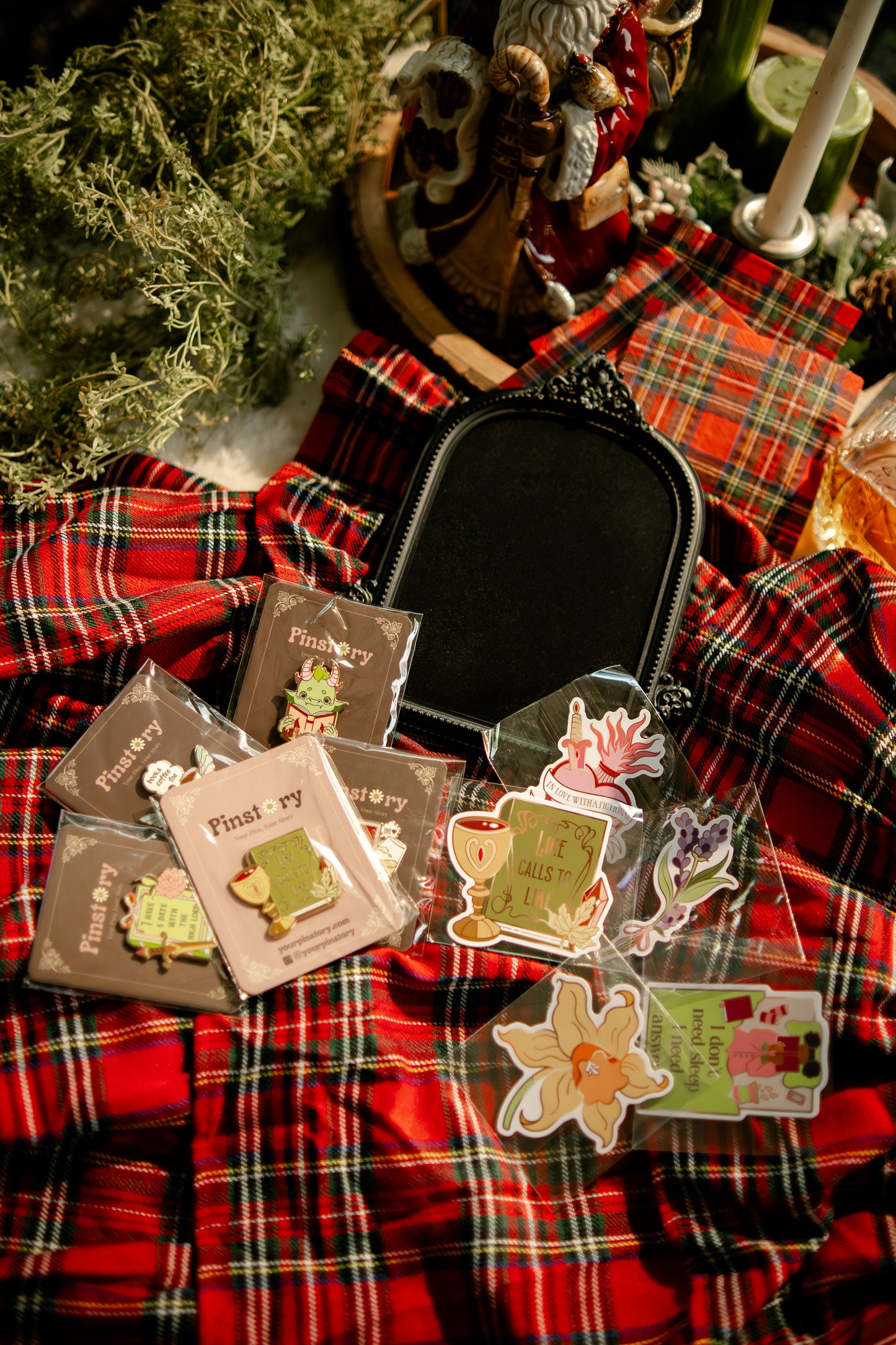 Bookish Pin Collector Gift Box - Bookish Pins, Pinboard, and Stickers