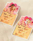 On A Date With My Book Husband bookish sticker by Pinstory