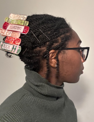 It’s Not Hoarding If It’s Books - Bookish Acrylic Hair Clips– Whimsical Hairclips for Book Lovers