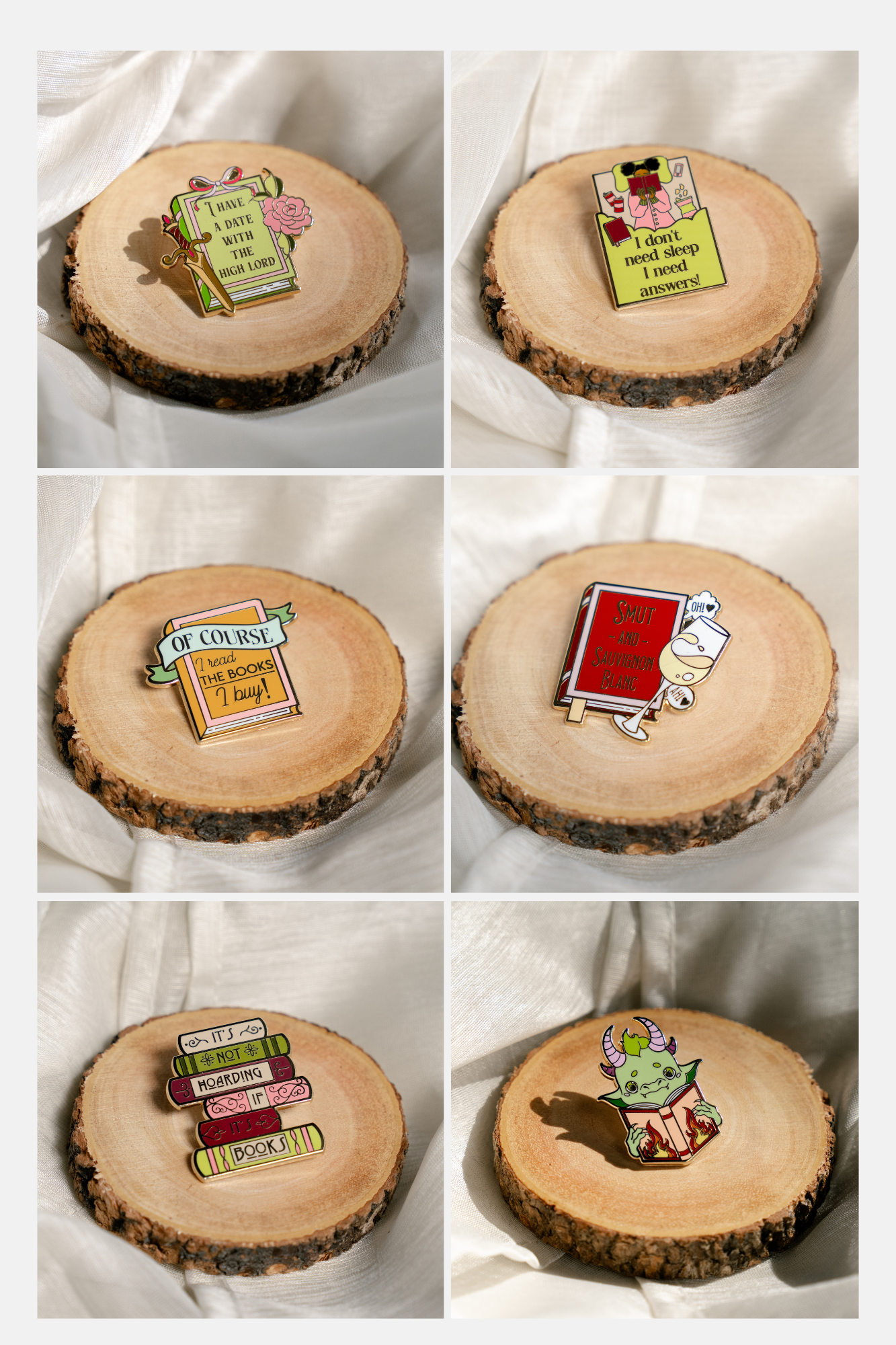 Bookish Pin Collector Gift Box - Bookish Pins, Pinboard, and Stickers