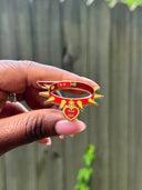 "Bad Girl" Choker Enamel Pin