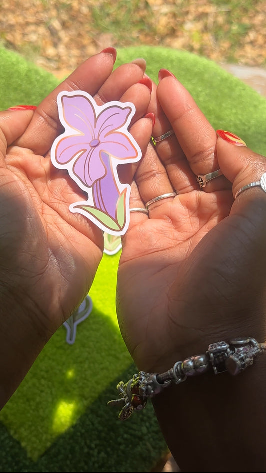 Lavender Bud Sticker -  Bookish Fairycore Cottagecore Pinstory Original Sticker