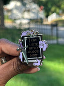 I Have A Date With A Shadow Daddy enamel pin by Pinstory