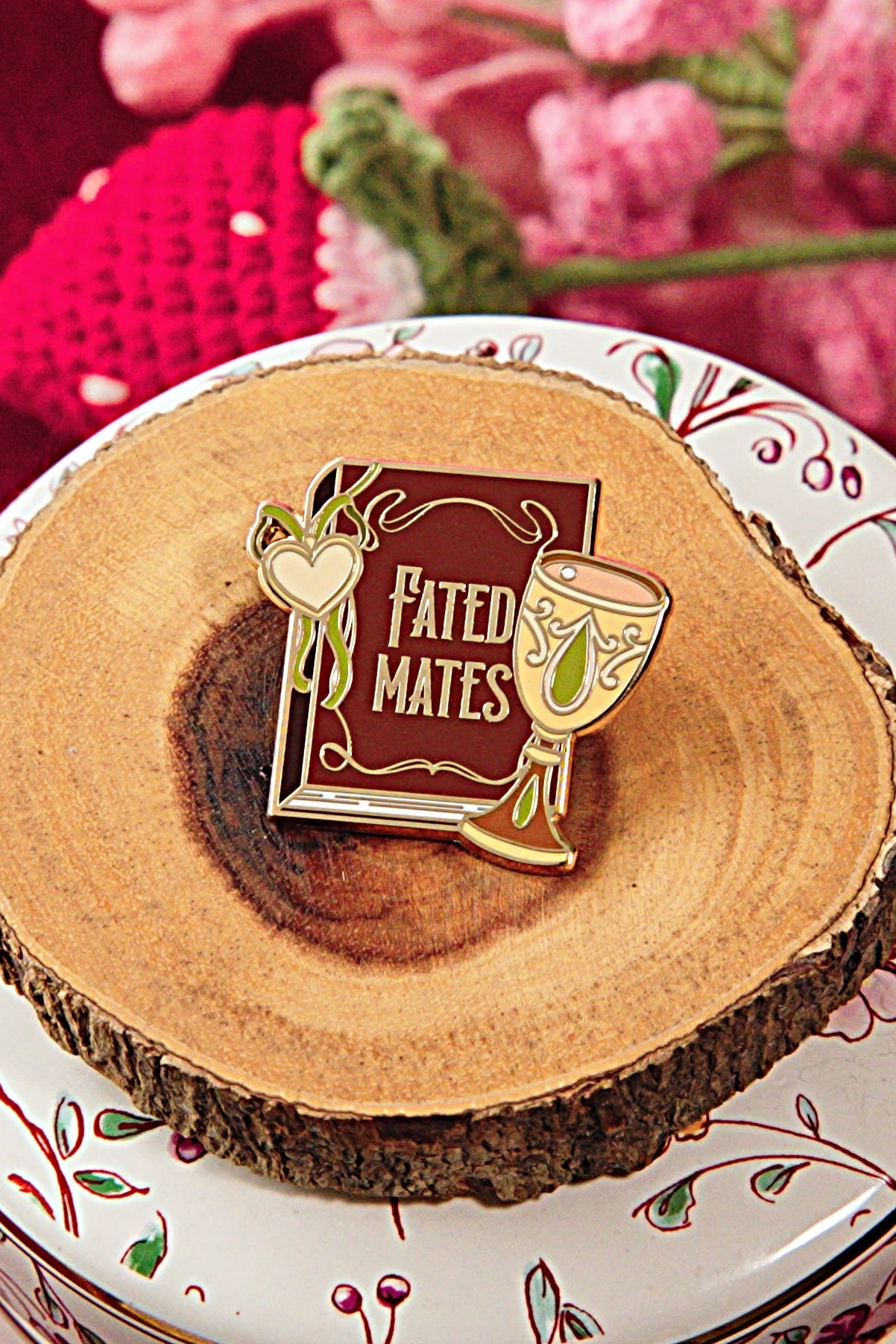 "Fated Mates" Bookish Enamel Pin