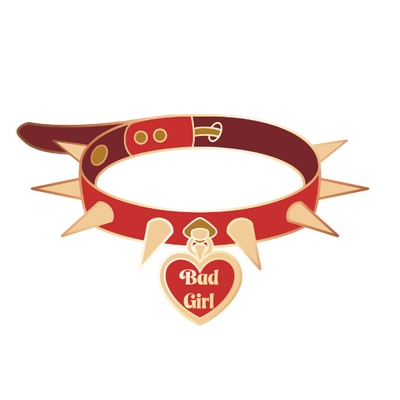 Bad Girl choker pin